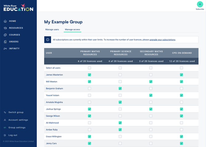 group-access-settings