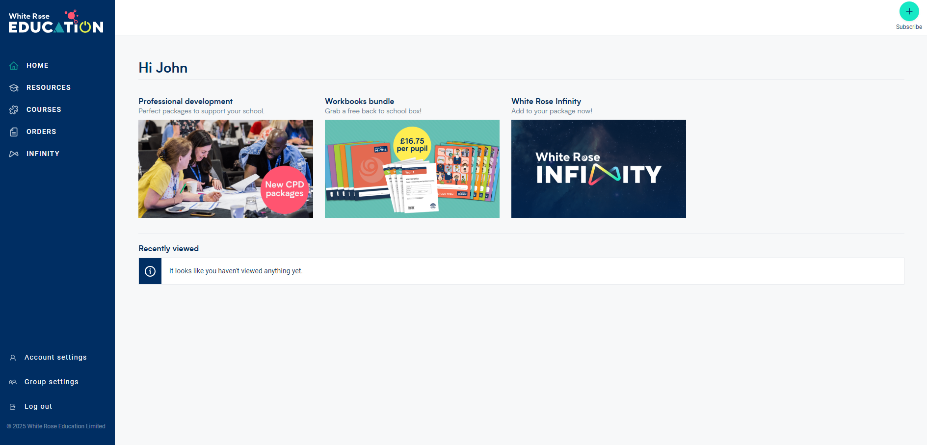 Introducing our new White Rose account area